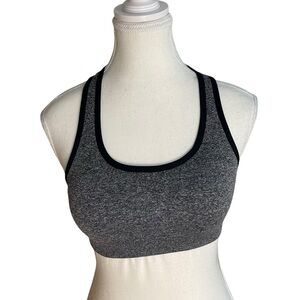 Yelete NWT Sports Bra Black Gray
